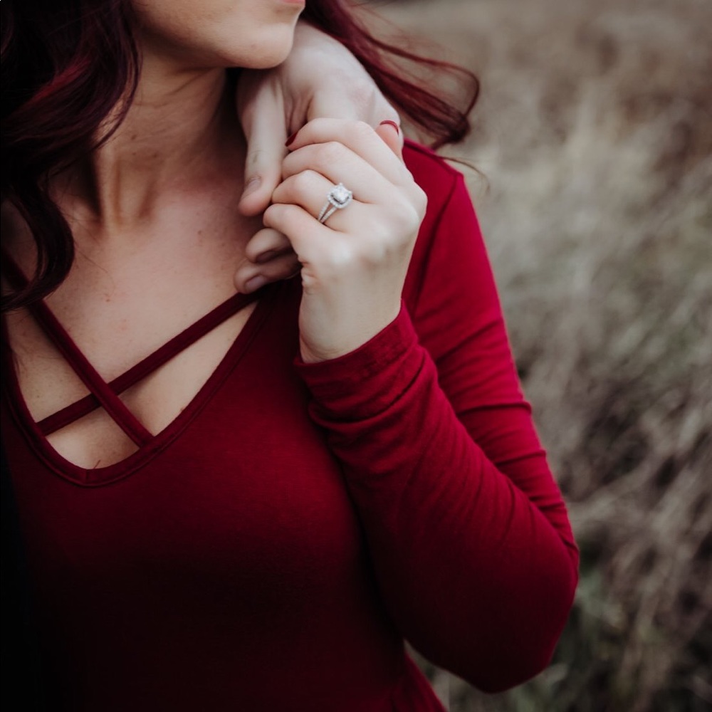 Red/Maroon Maxi Dress | Small - Picture 2 of 2